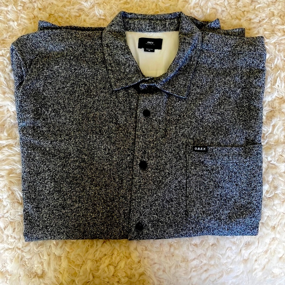 Obey flannel shirt
